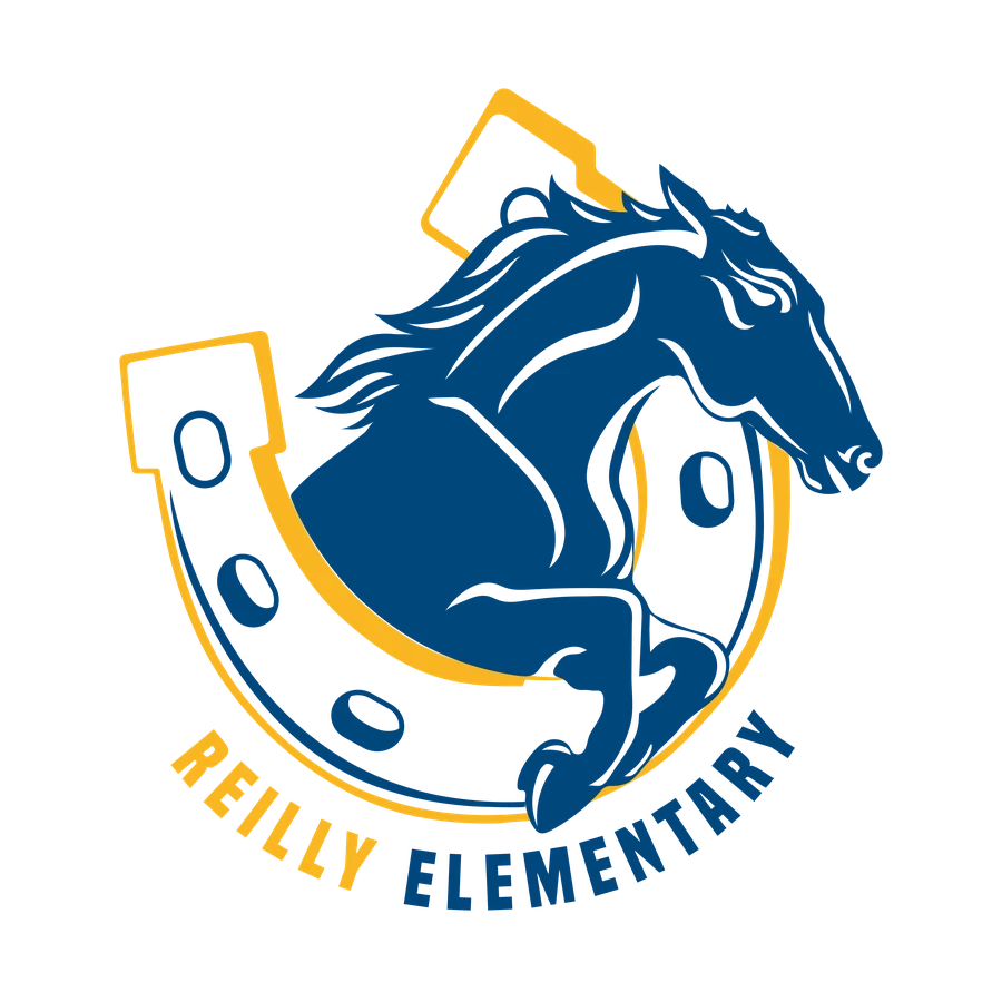 Reilly Elementary Mustangs logo